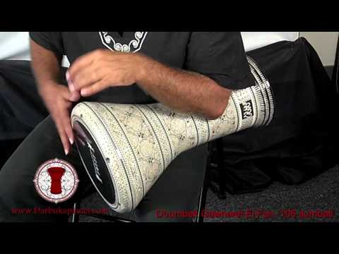 Mother of Pearl Gawharet El Fan Sombaty 18.5" Darbuka (106 sumbati)
