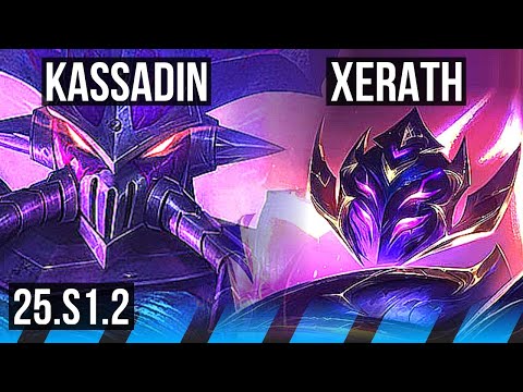 KASSADIN vs XERATH (MID) | 12/1/6, Legendary | BR Grandmaster | 25.S1.2
