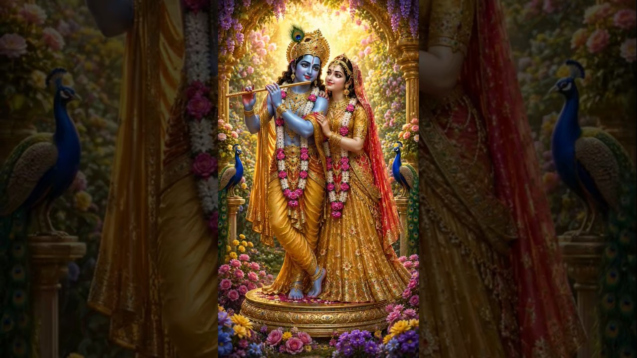 Radha Rani Ka Pyara Naam 🌺 #bhajan #shorts #love #ytshorts #trending #love#shortvideo#harekrishna