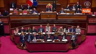 Meloni: Ogni volta che vengo in Aula al netto di insulti c'è ben poco