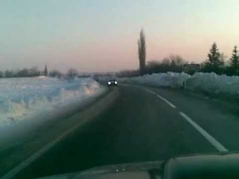 zapada de 6 metri, E85 - DN2 intre Focsani si Ramnicu Sarat