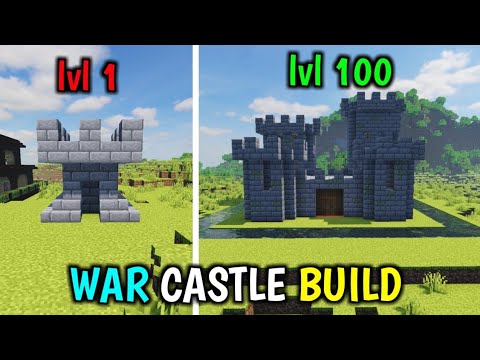 Easy War Castle Build In Minecraft