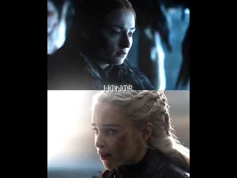 Daenerys Targaryen vs Sansa Stark #gameofthrones