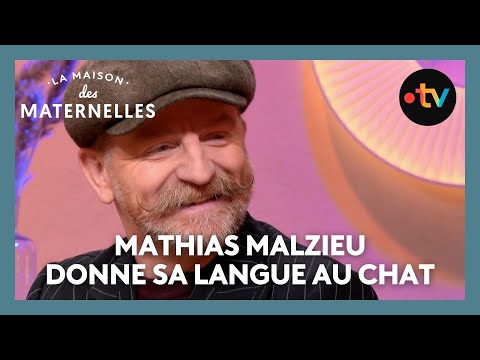 Mathias Malzieu donne sa langue au chat - La Maison des maternelles #LMDM