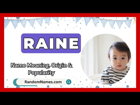 Raine - Baby Boy Name Meaning, Origin & Popularity - RandomNames.com