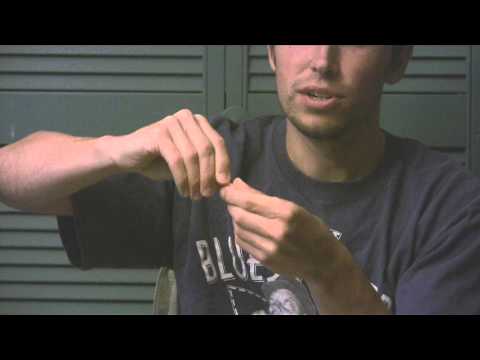 How to make a Q-Tip out of Toilet Paper