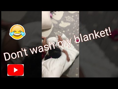 Don't wash my blanket!