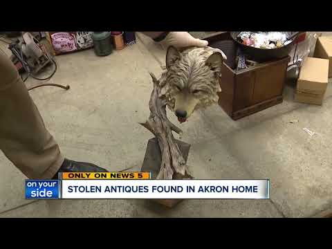 Stolen antiques worth thousands found in home