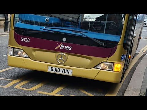 🚍*Slight Louder dif noise* Go North East 5328 BJ10 VUN Merc Citaro on Service X20