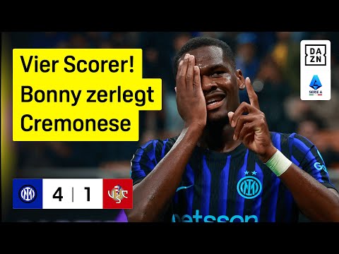 Inter Milan - Cremonese | 6. Spieltag | Serie A | DAZN Highlights