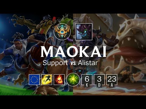 Maokai Support vs Alistar - EUW Master Patch 8.24