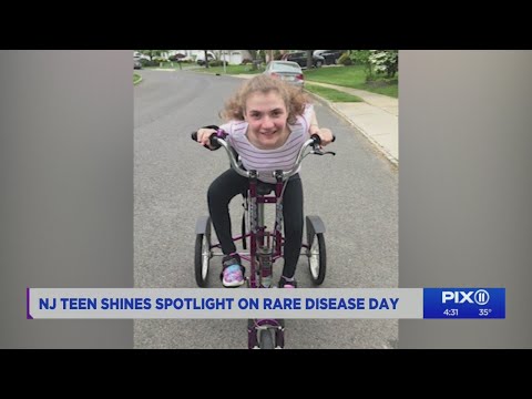 New Jersey teen shines spotlight on rare disease