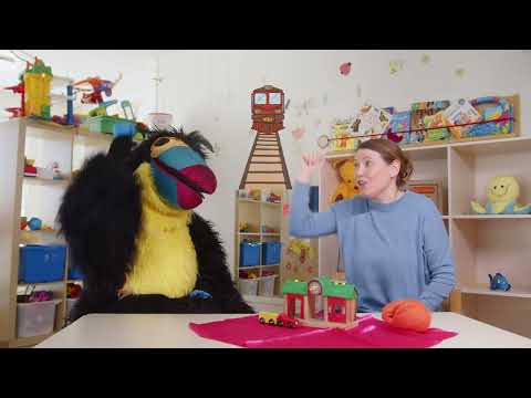 Nede på stasjonen (med tegn-til-tale og symboler)