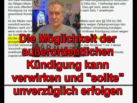 Vermieter betritt unberechtigt Mietwohnung - Mieter kündigt fristlos,  So geht's  Immobooks.de