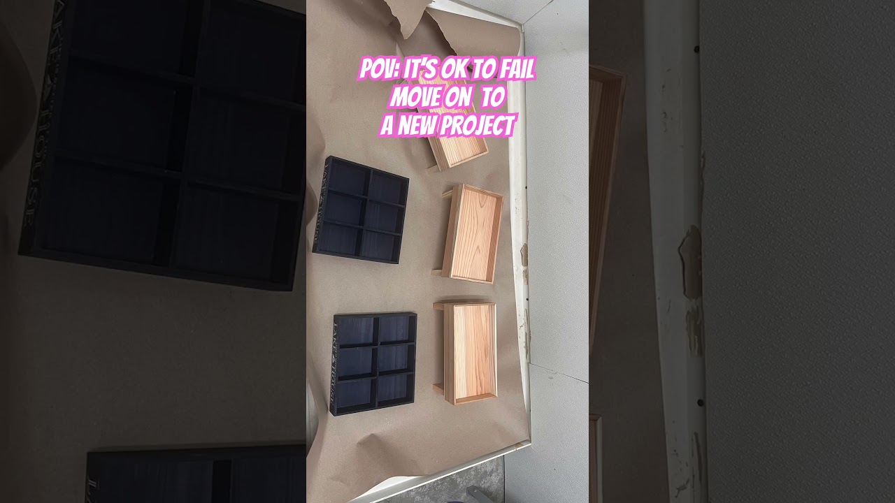 Failed projects are ok move on to your next project #youtubeshorts #entrepreneur #diy #failsvideo