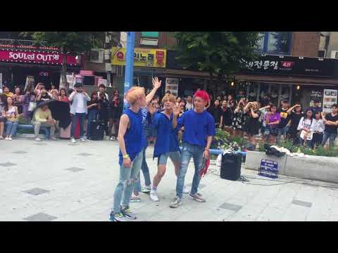 180609 A.C.E Busking @ Hongdae | TAKE ME HIGHER