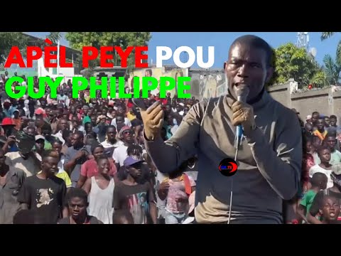 Apèl peye pou Kòmandan Guy Philippe 7 Fevrier pa gen wout pa bwa, pèp la se Guy Philippe yo vle.....