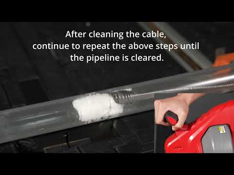 How to Properly Use a Drain Auger? CDAL-2004