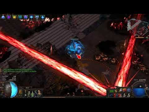 [ POE 3.10 ] Archmage Storm Brand Hierophant VS Sirrus Awakening Lv.8 Deathless