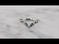 video - Mixed Shape Chevron Wedding Band