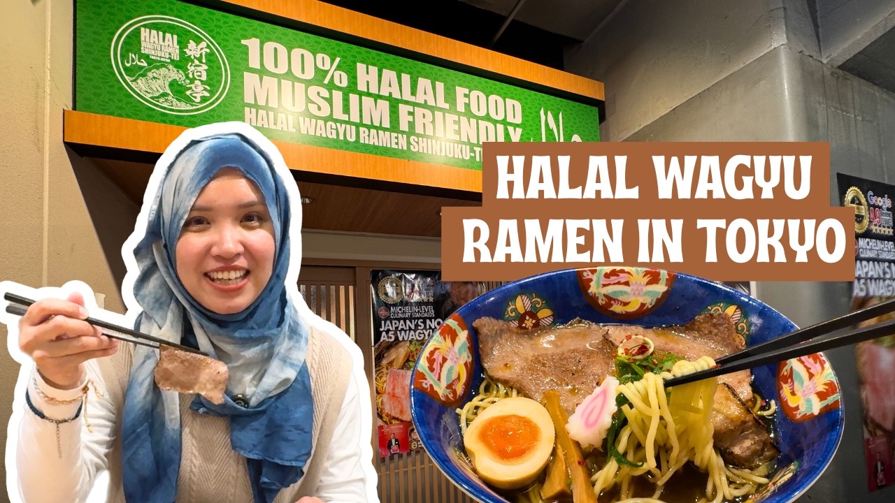 Halal Wagyu Ramen in Ginza… and They Burn the Beef at Your Table?!