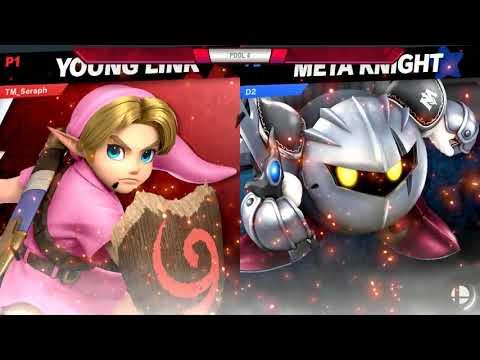 VSGC Smash PR Invitational - Pool 4 - Tm_seraph (Young Link) vs D2da (Meta Knight) - SSBU
