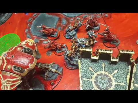 1850pt Battle Report - Khorne Daemonkin + Renegade Knights VS Death Riders + Imperial Knights