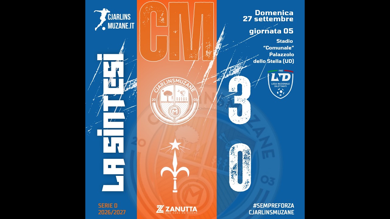 CJARLINS MUZANE-TRIESTINA 3-0: LA SINTESI DELLA GARA