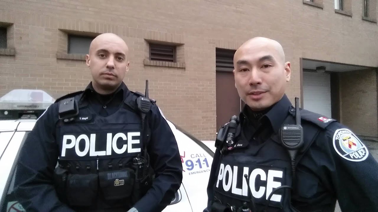 Constable Tarek Majid and Constable Kevin Gee explain a missing person case with a happy ending