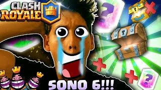 NON SCHERZO!! STA VOLTA SONO 6.....IMBARAZZANTE CHEST OPENING [NEX] Clash ROYALE ITA apertura bauli