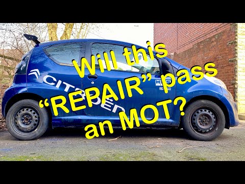 Easy DIY Rusty Sill Repair for MOT, With NO WELDING, (Disclaimer, Don’t do this)