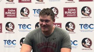 FSU Football: Nate Pabst on how he has done in preseason, the cohesion of the OL group, and more
