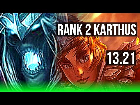 KARTHUS vs TALIYAH (JNG) | Rank 2 Karthus, 79% winrate, Comeback | JP Challenger | 13.21