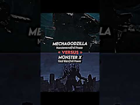 Mechagodzilla 2021 vs Monster X (Legendary vs Final Wars) #godzilla #kaiju #edit #1v1 #Debate #fypシ
