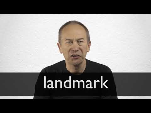 How to pronounce LANDMARK in British English