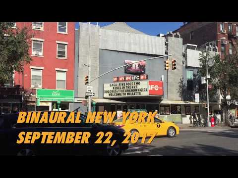 Binaural NY: September 22, 2017 3D Audio