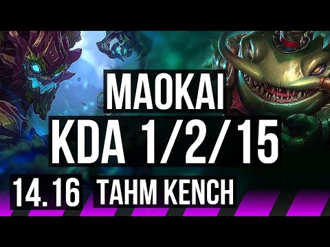 MAOKAI & Kai'Sa vs TAHM KENCH & Twitch (SUP) | 1/2/15 | NA Master | 14.16