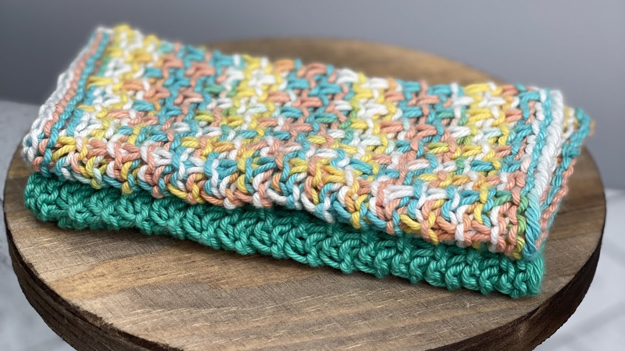 Slipped Stitch Dishcloth