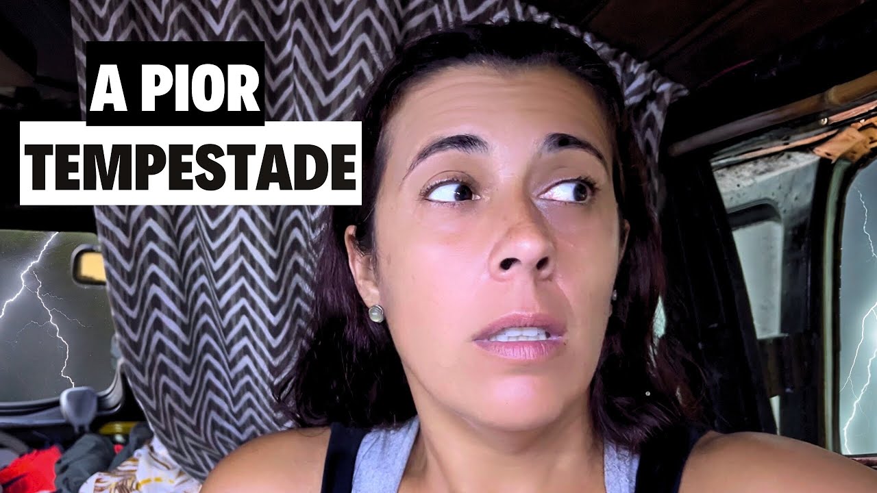 A PIOR TEMPESTADE que passamos no CARRO