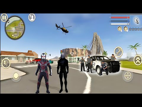 Spider Rope hero Game Superhero Crime Mafia City Part #1 - New Games - Android Gameplay