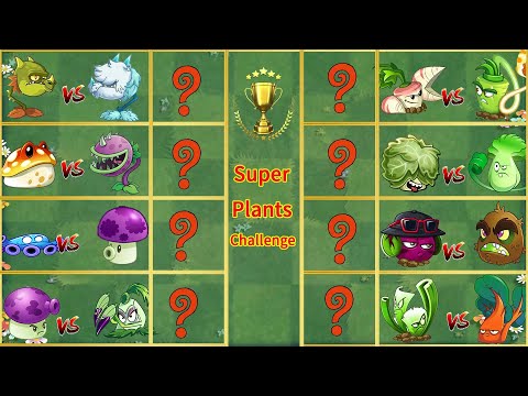 PvZ 2 Challenge - All MELEE PLANTS Challenge - Who 's Strongest Plant ？ - Plant vs Plant