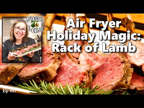 Perfect Air Fryer Rack of Lamb with Probe | Carnivore Holiday Meal Without the Fuss!