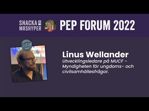 MrsHyper träffade Linus Wellander - Pep-forum 2022