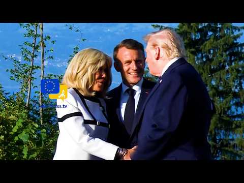 Video Thumbnail: Macron and Brigitte Welcome Global Leaders at G7 Évian: Power, Protocol and High Diplomacy