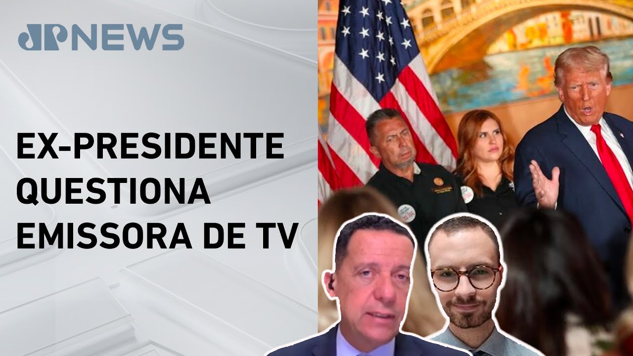 Trump diz repensar participação em debate com Kamala; Neitzke e Trindade analisam