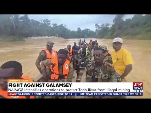 Fight Against Galamsey: NAIMOS intensifies operations to protect Tano River from illegal mining
