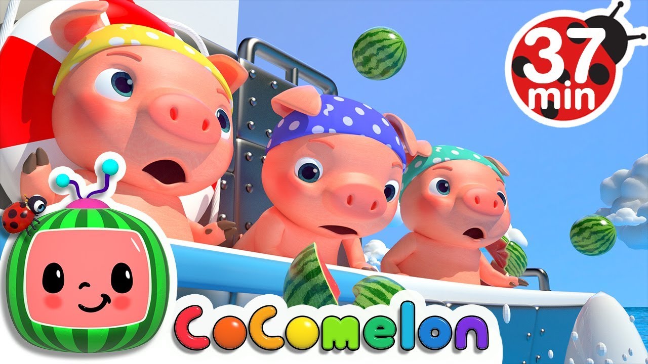 Three Little Pigs (Pirate Version) + More Nursery Rhymes - CoComelon