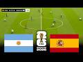 ARGENTINA Vs SPAIN FIFA World Cup 2026 Finale Full Match Video Game Simulation