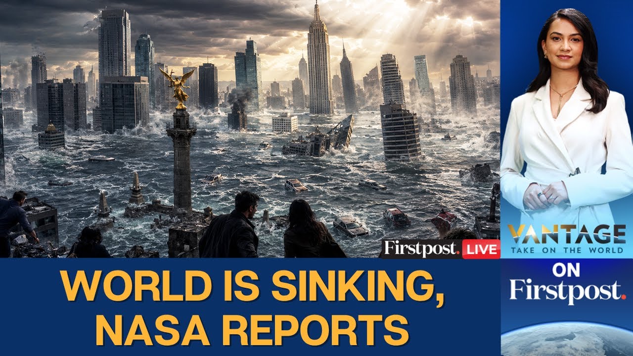 LIVE: NASA-ISRO Reports Shows Major Cities of World are Sinking | Delhi | Mumbai | New York | Mexico