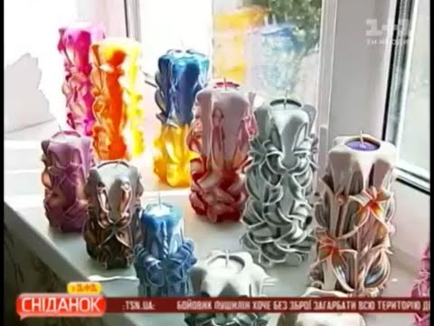ᐈ Candle Art on the Ukrainian channel 1✚1 ᐈ Candle Art on the Ukrainian channel 1✚1